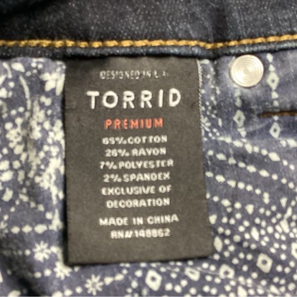 Torrid Premium High Rise Stretch Jeans 10 Tall - Picture 8 of 8